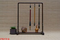 Lao red and sour branches (cross-toe yellow sandalwood) Old stock Mao pen frame Ming style creative improvement pen Pens House Supplies