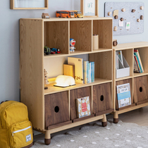 On the shape of the child in the sugar cabinet all solid wood childrens shelf glove rack bookcase storage rack bookcase multi-purpose Cabinet