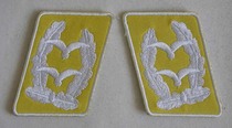 German Defense Force Air Force Flying Lieutenant Colonel Embroidery Title Yellow Dock Air Force Flying Colonel Mechanical Embroidery Title