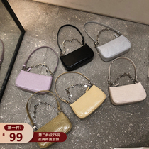 (south wind)6-color armpit bag 2021 new trendy baguette small bag female ins all-match chain shoulder messenger bag
