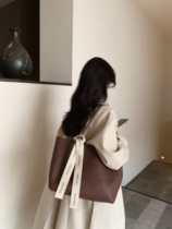 Chio2nd original coffee fairy tale tote bag female large capacity 2021 autumn and winter new shoulder bag