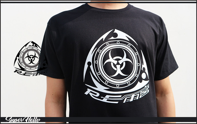 hellv 纯正情怀马自达 re雨宫 转子引擎标 logo款 短袖 圆领t恤_7折