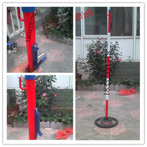 Safety bracket base cast iron base iron pier safety fence iron squat warning with Pier bracket ground insertion bracket