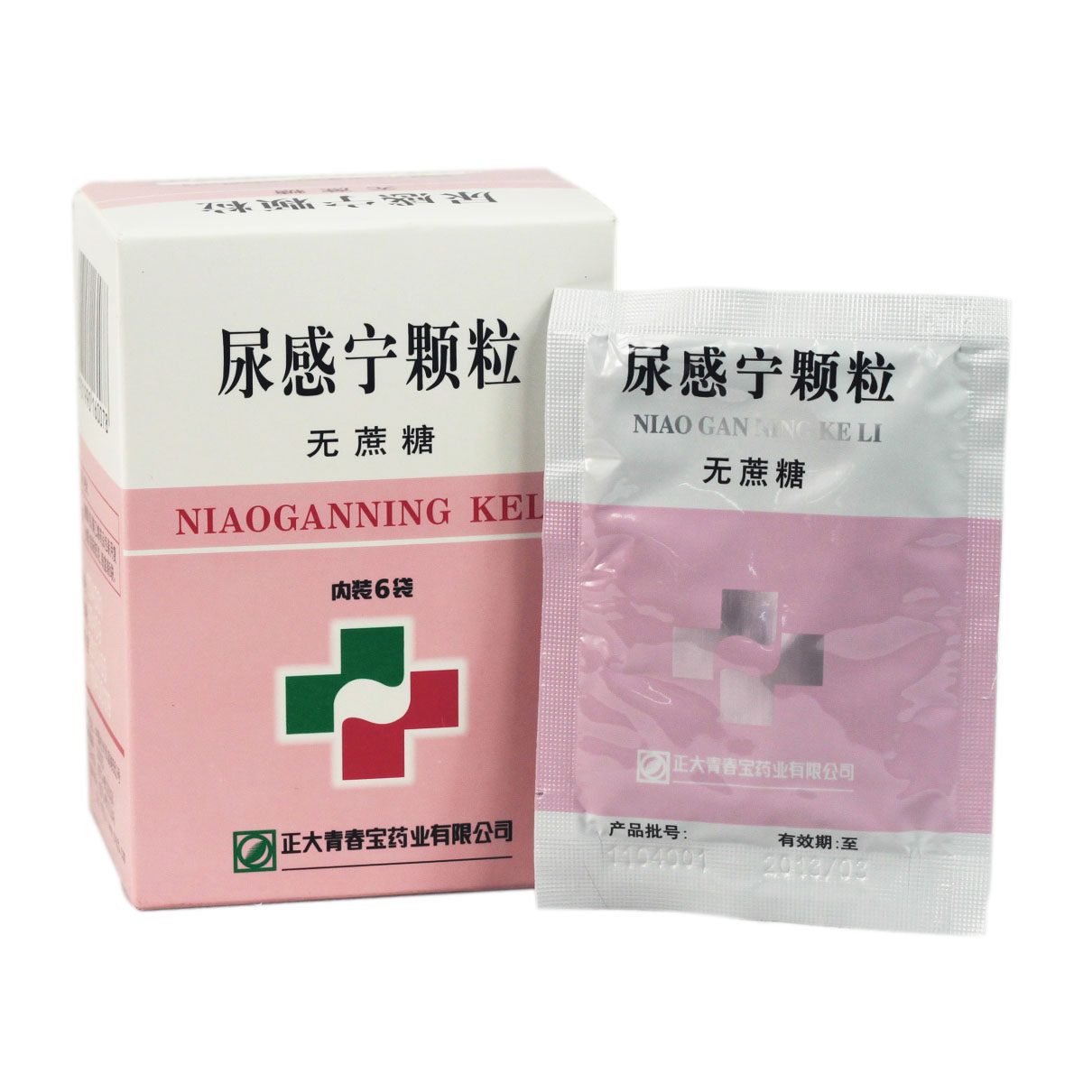 正大青春宝尿感宁颗粒 5g*6袋/盒