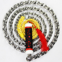 New stainless steel unicorn whip fitness whip whip ring keel iron whip elderly iron whip fall steel whip book