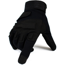 Wear-resistant black Hawk full finger tactical gloves Non-slip fighting combat anti-cut anti-stab mountaineering winter training Special forces men