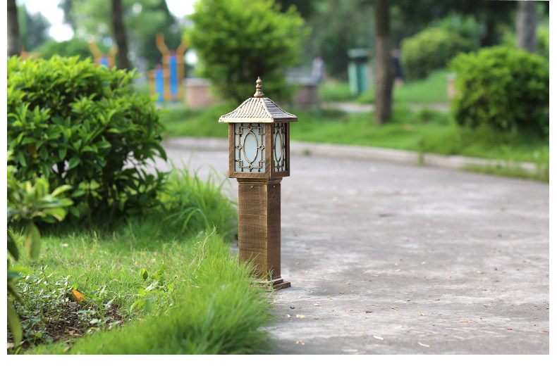 草坪灯草地灯中式庭院灯花园灯户外室外防水别墅路灯照明灯景观灯