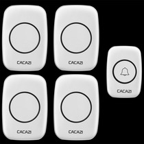 Home wireless doorbell one drag four one drag five AC remote control electronic doorbell elderly pager without wires