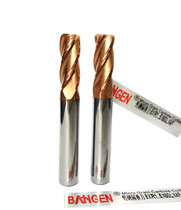 Bangen 58 Degrees Tungsten Steel Coated Round Nose Knife R0 2 R0 3 R0 5 R1 R2 R1 5 R corner milling cutter