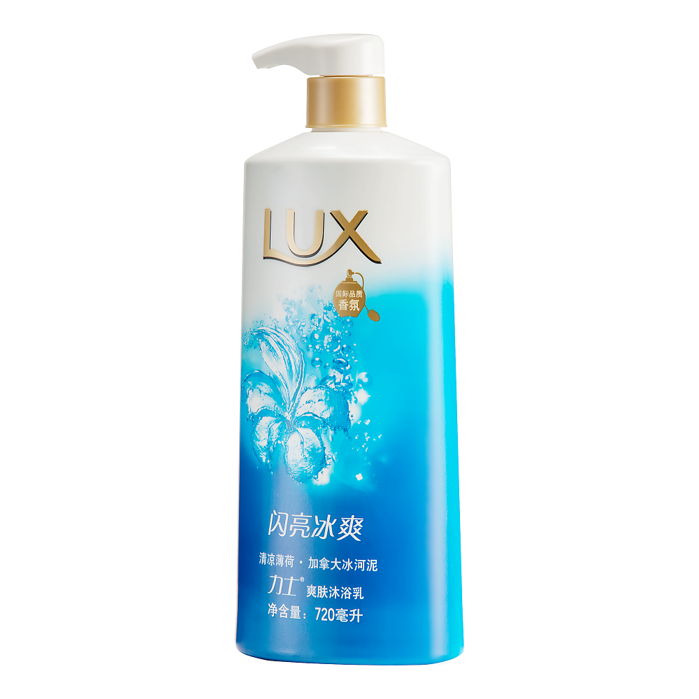 力士沐浴露(恒久嫩肤 闪亮冰爽)沐浴乳720ml*2套装持久留香