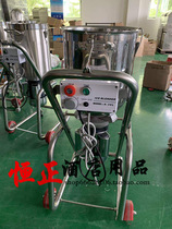 Taiwan sand ice machine commercial 30L large capacity smoother floor jam ice mud machine stainless steel large cooking