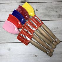Exit France LC Spoon Big silicone shovel Enamel Cast Iron Pan Shovel Wood to keep the high temperature resistant without hurting the pan
