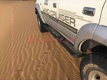 Toyota Land Tour LC80 side bar greet Pennsylvania Pedalling 80 Retrofit New Competitive Side Bar Natural Color Out