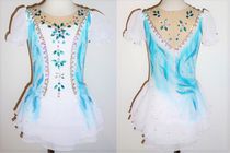 Zhuobao childrens figure skating costume adult performance dress skating suit skating dress p31
