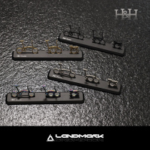 Taiwan HH titanium alloy Brompton small cloth shape ornaments set of aluminum alloy base
