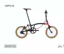 BROMPTON CHPT-3 V2 dark titanium cloth over limited S6E-X small cloth folding car
