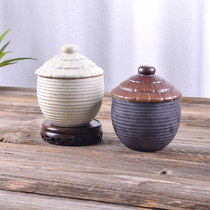 Ceramic moisture-proof sealing tank Puer tea tank tea box purple sand tea tank kiln tea tank White Tea storage tank storage tank