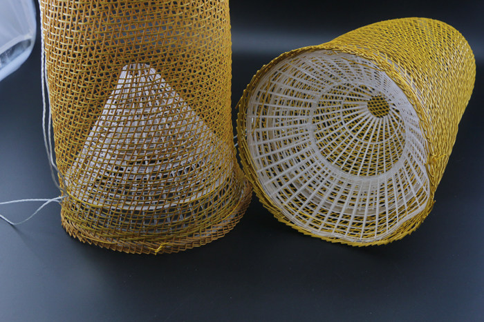 竹编虾笼篓捕虾笼鱼笼虾网 仿竹子编织虾笼黄鳝笼泥鳅笼泥鳅笼