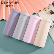 Di Anfen underwear womens breathable bamboo fiber solid color seamless shorts soft mid-waist boxer trousers 13254