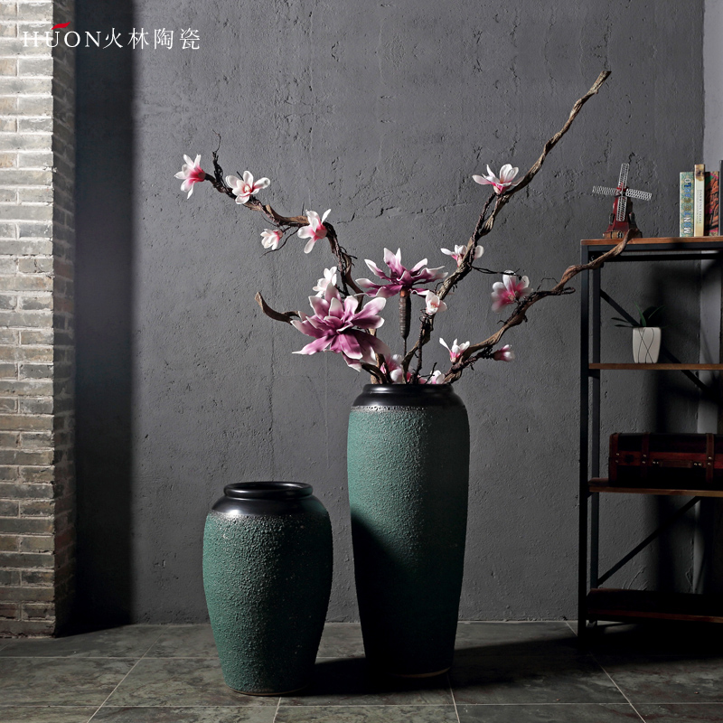 Jingdezhen ceramic vase of large hotel sales department between example club large vases, flower, flower arranging furnishing articles