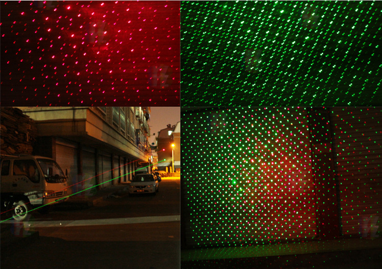 包邮303红绿双色激光手电满天星绿光红光笔指星充电款激光灯手电_不