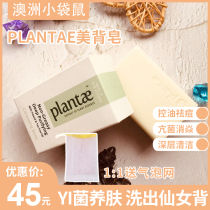 New Zealand Plantae peach tucol plant beauty back soap to remove mites back chest acne cleaning soap