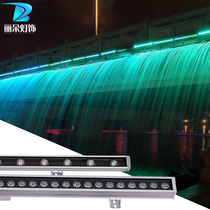 led wall washer lamp outdoor waterproof indoor wedding spotlight colorful rgb220V linear contour 24W high power 18W