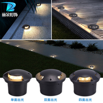 led outdoor waterproof side light transparent buried light 3W buried light corner light side light landscape garden light ground light