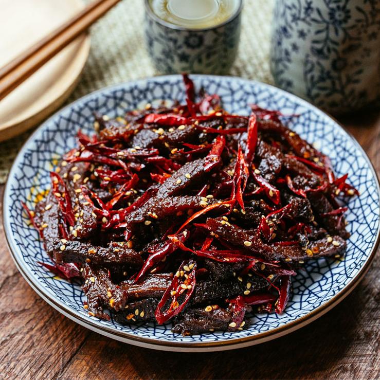 识味自贡冷吃牛肉私房菜四川麻辣牛肉麻辣味香
