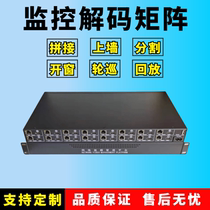 Network decoding matrix 800W monitoring video decoder 4K upwall splicing HDD matrix 4916