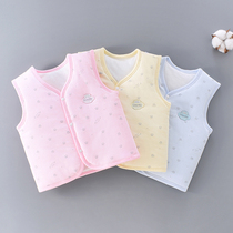 Baby cotton vest baby padded horse clip autumn and winter models go out to wear male and female child vest cotton warm waistcoat