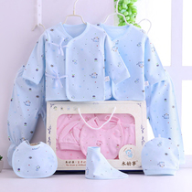 Newborn cotton underwear set newborn baby clothes full moon male and female baby gift 0-3 month monk suit