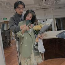 Great Joy Homemade 2022 Spring (Superman suit) Small sub-Han version Inn Wind suit jacket woman