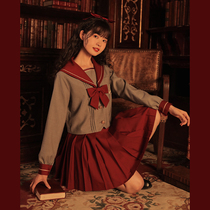 Lingjiu pleated skirt academy style jk uniform high waist a figure skirt plaid skirt with checkered small thing tie accessories