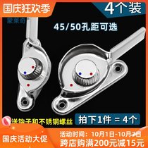 Monledge stainless steel crescent lock door and window accessories old window lock aluminum alloy push-pull door and window Hook Lock