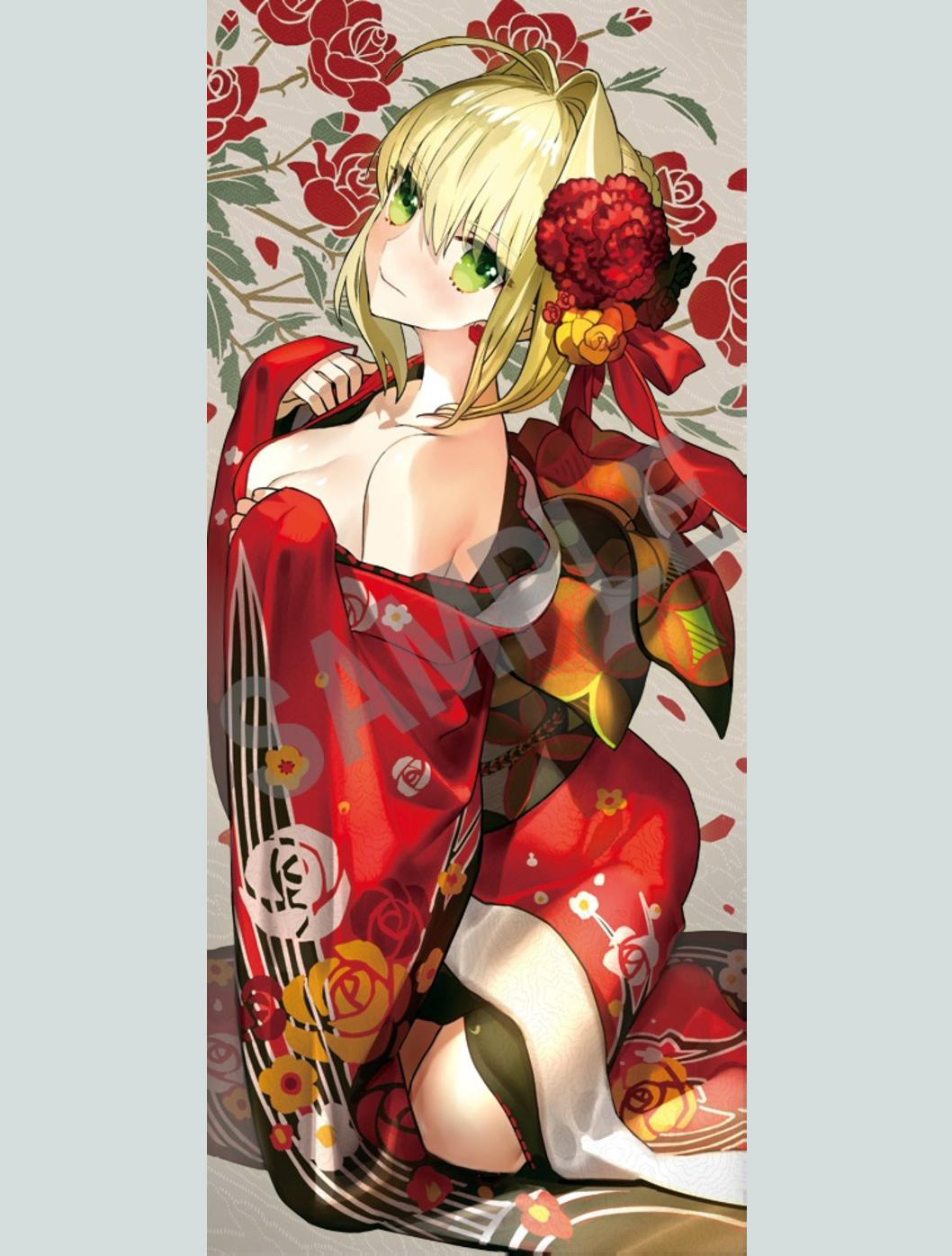 fate系列 fate/extella 尼禄 振袖和服cos定制