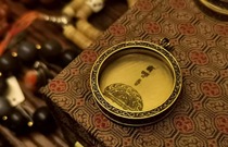 Vajra Dogigau 3 7 Circular Retro Made Old Pure Brass Gäu Box CNC Computer Laser Engraving Flowers