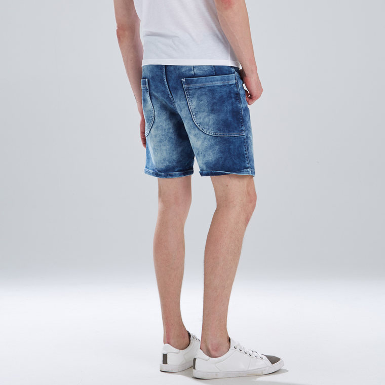 ASOBIO 2015夏季新款男装 时尚个性磨白修身牛仔中裤 3521625941