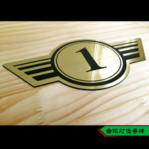 Boutique new billiard table thin lamp position number sign billiard hall supplies ball room advertising decoration nameplate accessories