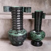 Bronze throwing pot props Antique bronze ornaments Home decorations Throwing pot Arrow set throwing pot