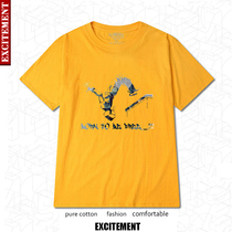 Summer Sports Men Loose Runs Cool Short Sleeves T-shirt Basketball Running Fitness Training Big Code Pure Cotton Compassionate Blouse