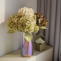 ladylike Hydrangea simulation dried flower decoration ornaments rose bouquet fake flower decoration table flower ornaments