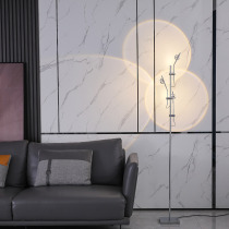 Minimalist floor lamp Creative LED light and shadow floor lamp living room sofa lamp Italian art projection sunset designer