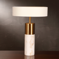 Table lamp Light luxury post-modern simple bedroom bedside model room living room Nordic personality study marble table lamp