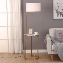 Floor lamp Nordic minimalist postmodern minimalist vertical creative Marble bedside living room sofa coffee table lamp Light luxury