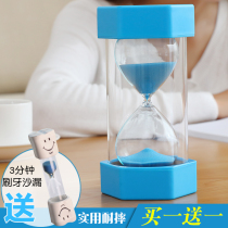 Childrens anti-fall hourglass timer 30 minutes 60 half an hour 10 hours sand leakage Creative quicksand bottle decoration gift