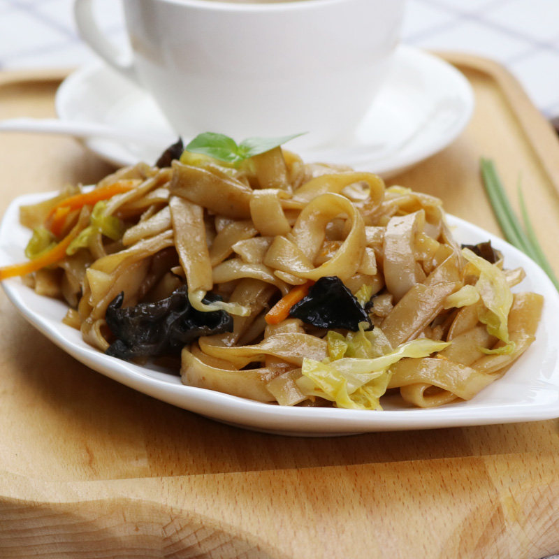 素炒河粉450g 方便米粉 速食河粉 炒粉条 宽粉拌粉 微波加热即可