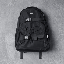 VAOPER Double Shoulder Bag Backpack Casual Male Korean Version Student School Bag Street Tide Cool Tooling Skateboard Bag Women Ins