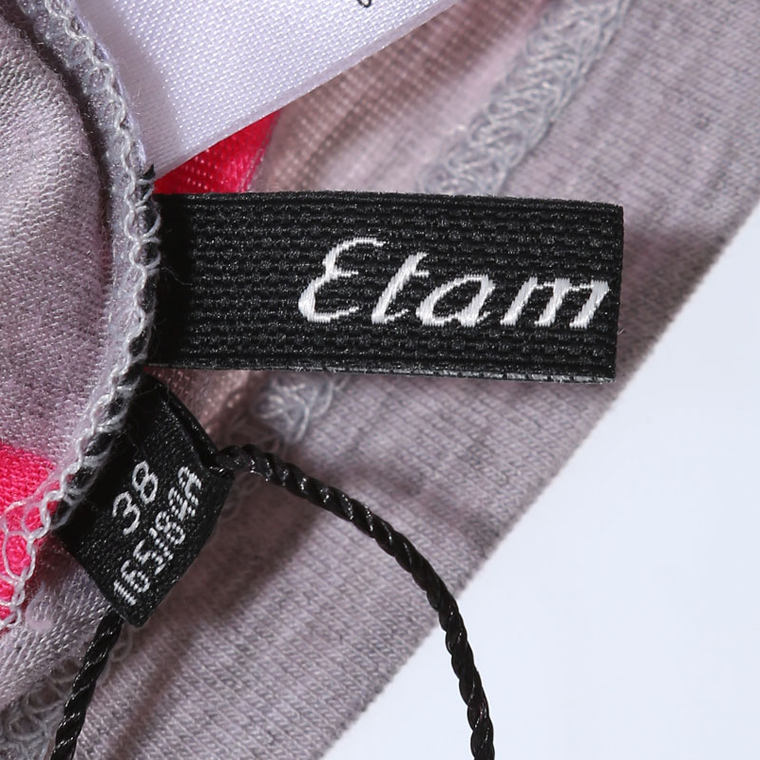 艾格Etam basic2015新品A条纹长袖针织衫15202802302吊牌价69