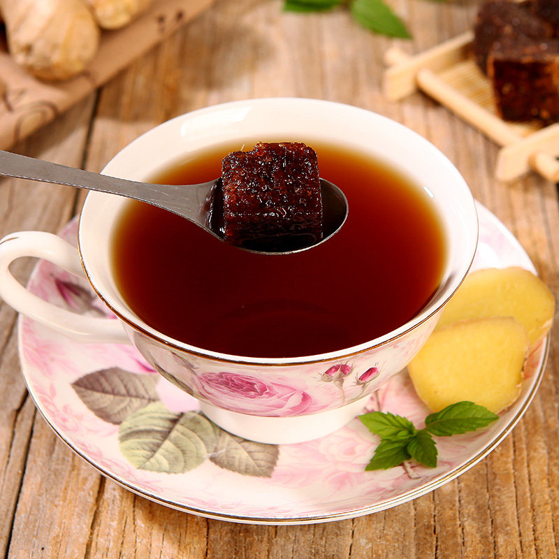 红糖姜茶 杯口留香红糖姜茶块250g姜母茶速溶老姜汤